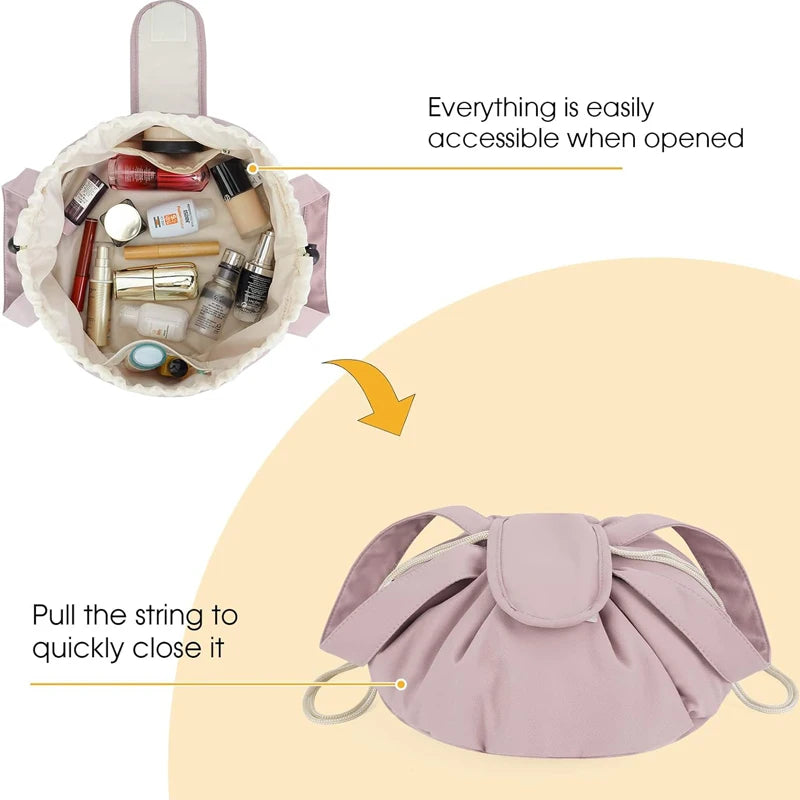 Trousse de toilette et cosmétique de grande capacité et étanche pour voyage